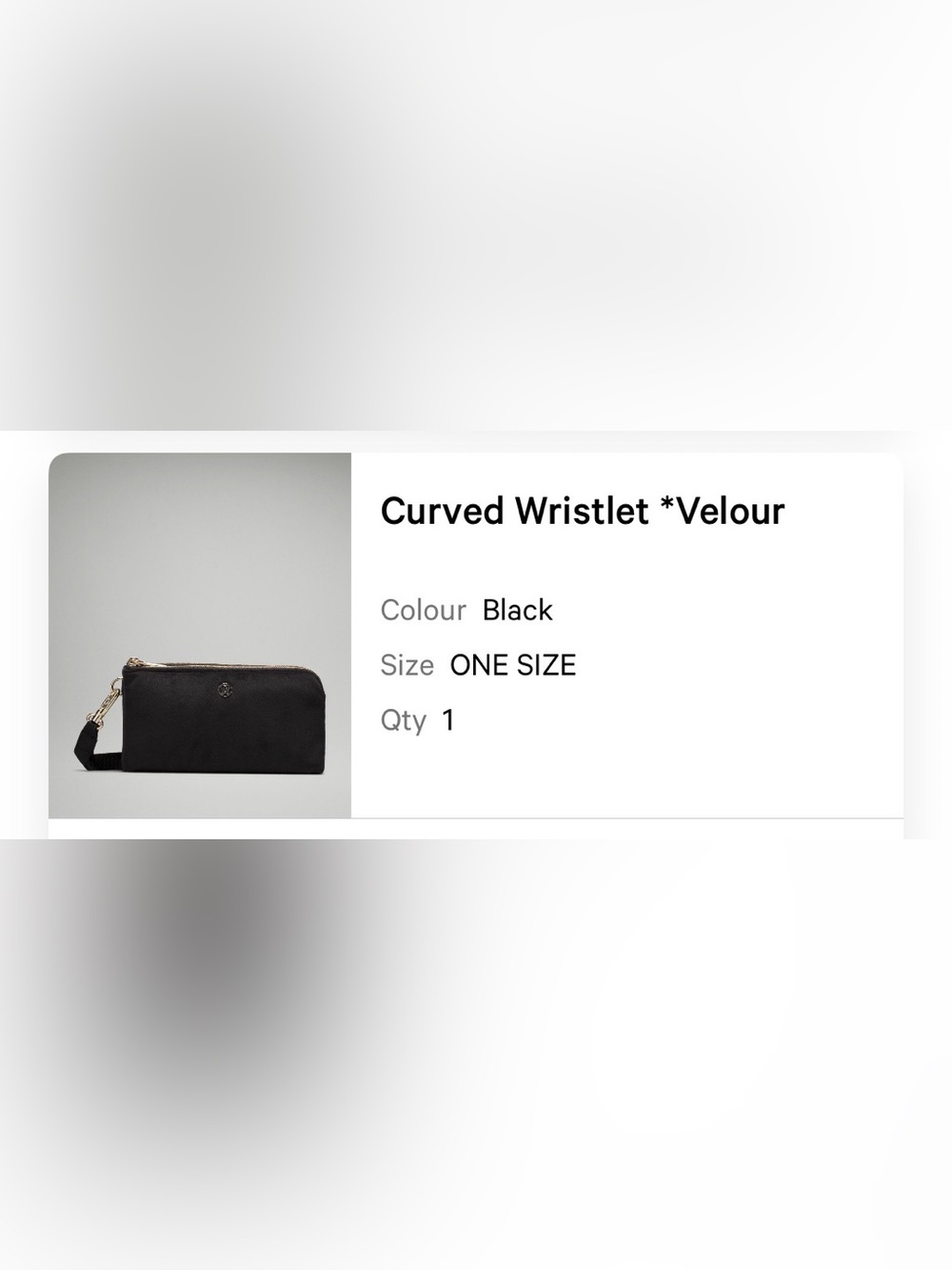 Lululemon Curved Wristlet